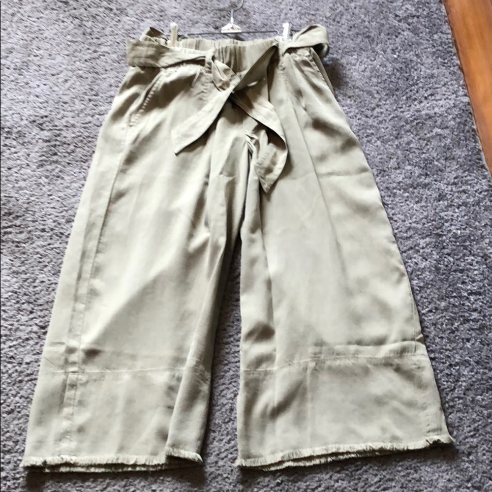 Cropped adorable Pallazzo pants. Size xs.   Nwt